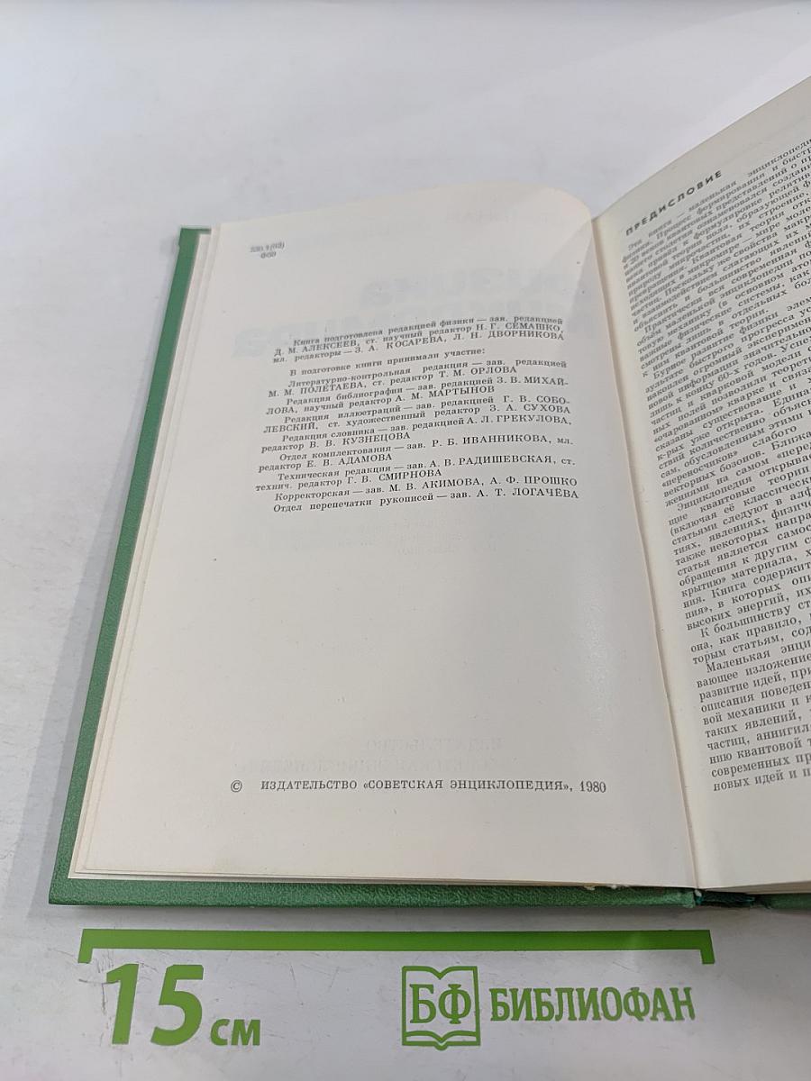 Физика микромира. Маленькая энциклопедия