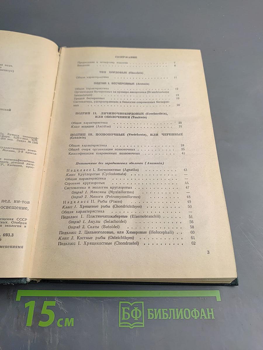 Зоология позвоночных