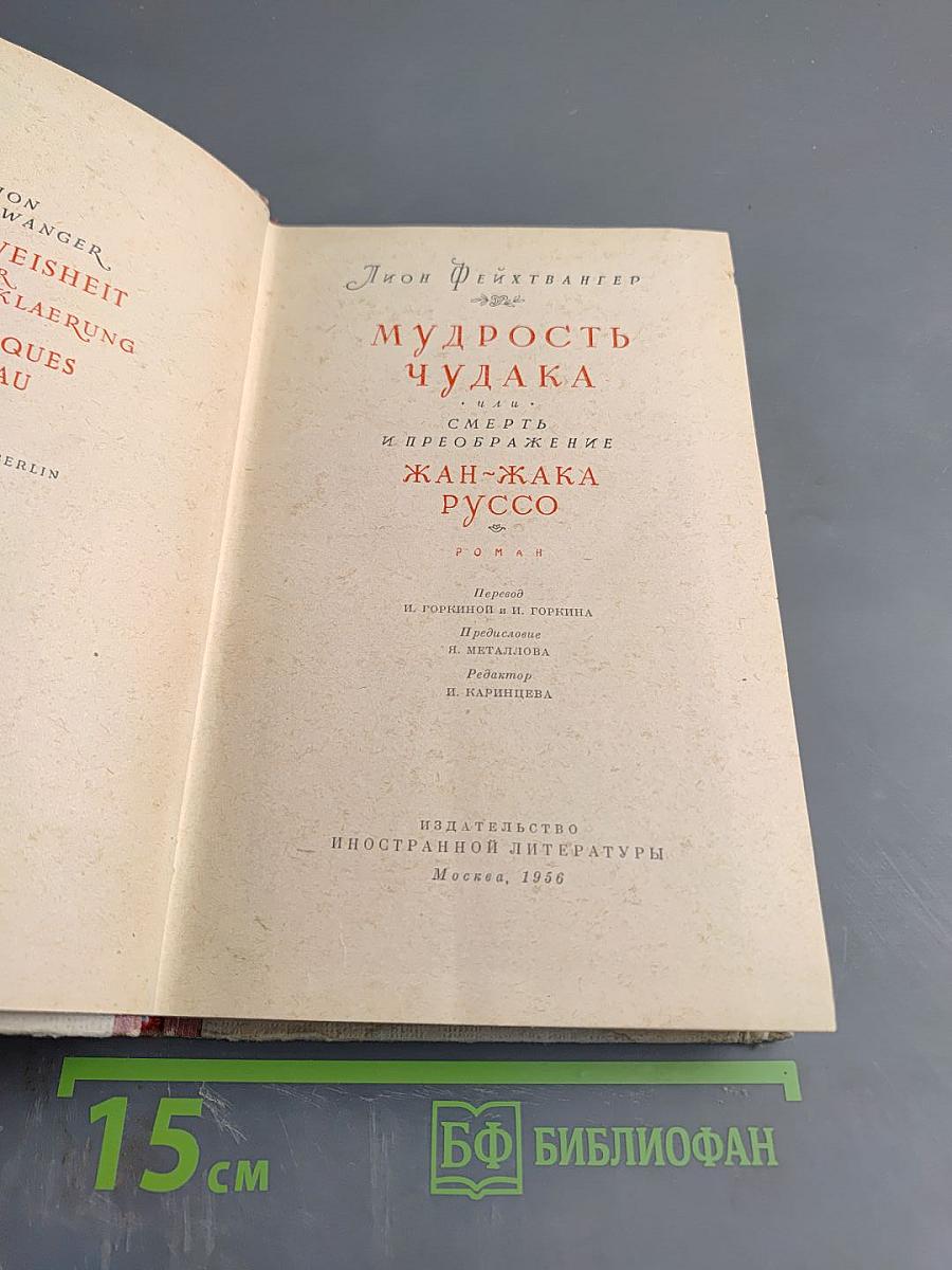 Мудрость чудака, или Смерть и преображение Жан-Жака Руссо