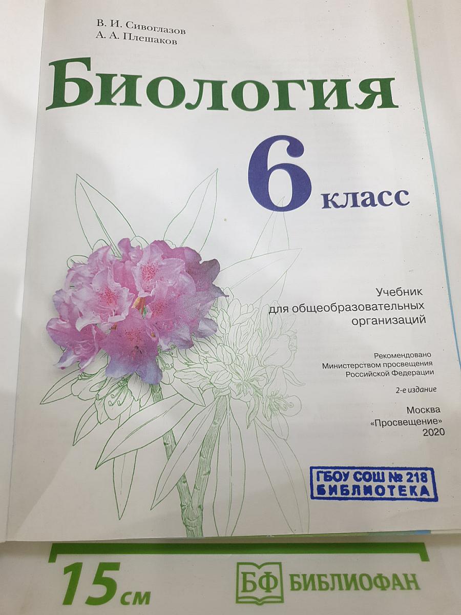 Биология 6 класс