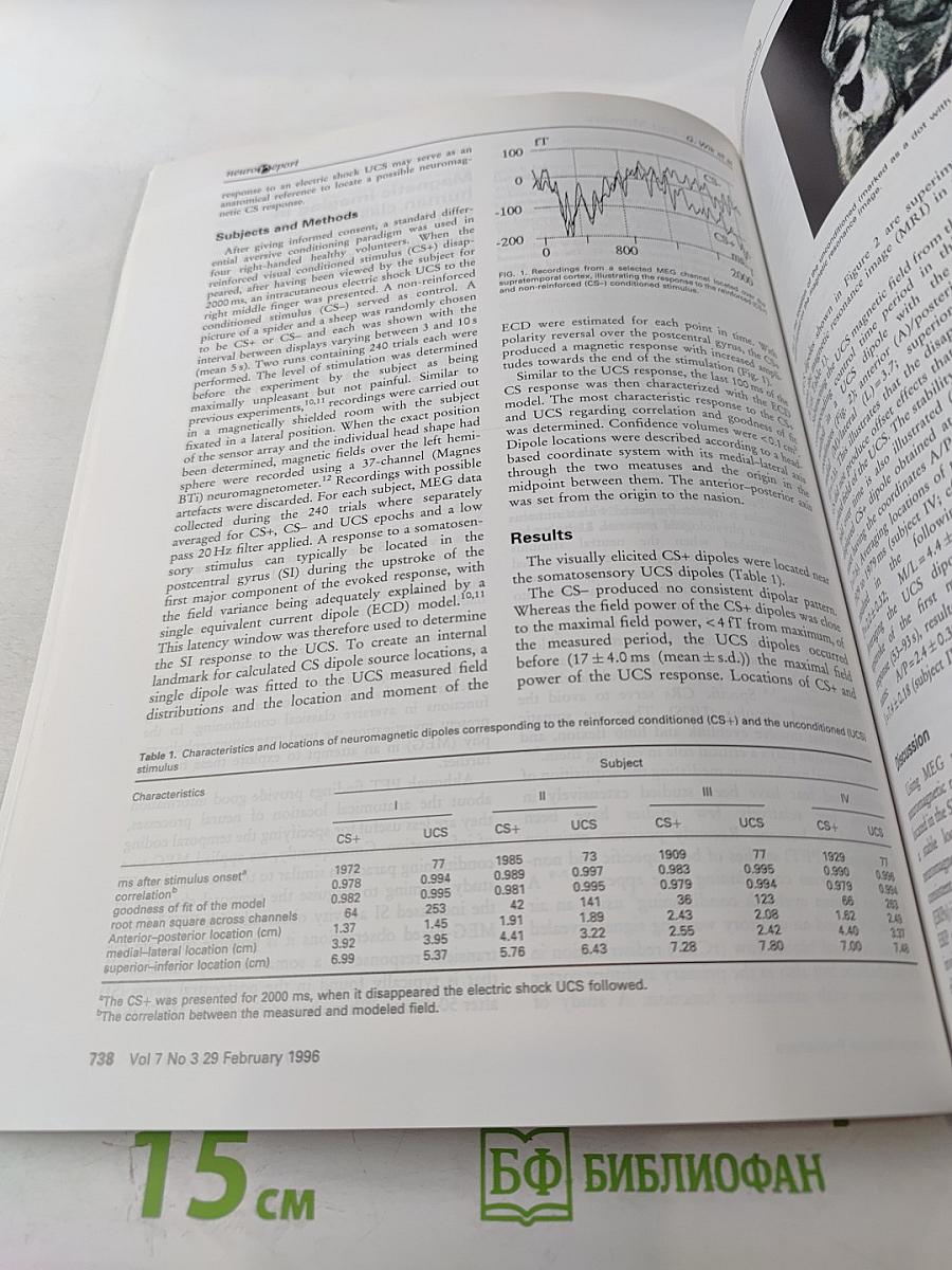NeuroReport: An International Journal for The Rapid Communication of Research in Neuroscience, Volume 7, Number 3