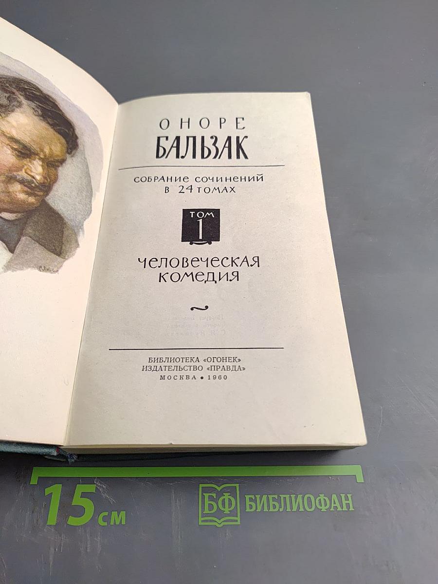 Человеческая комедия (Собрание сочинений в 24 томах. Том 1)