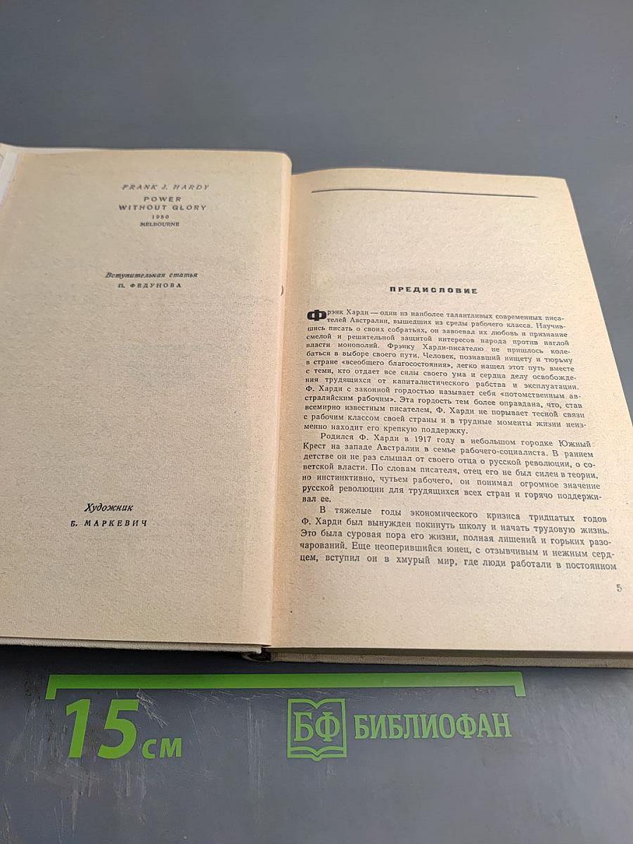 Власть без славы. Книга первая