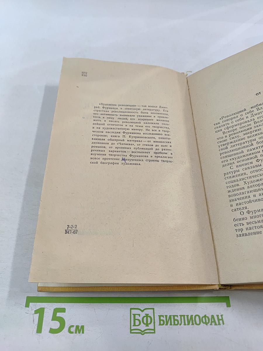 Художник революции. О Дмитрии Фурманове