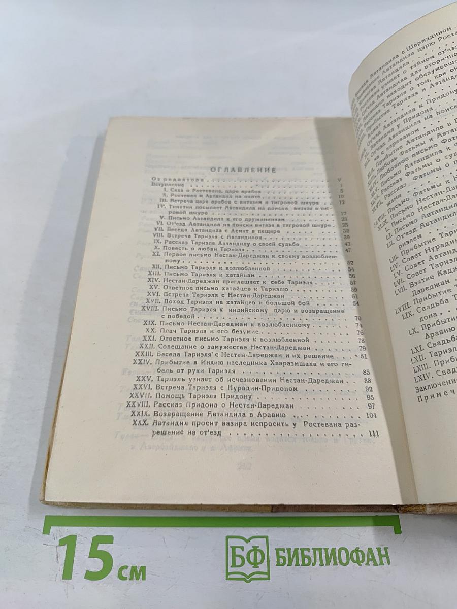 Витязь в тигровой шкуре