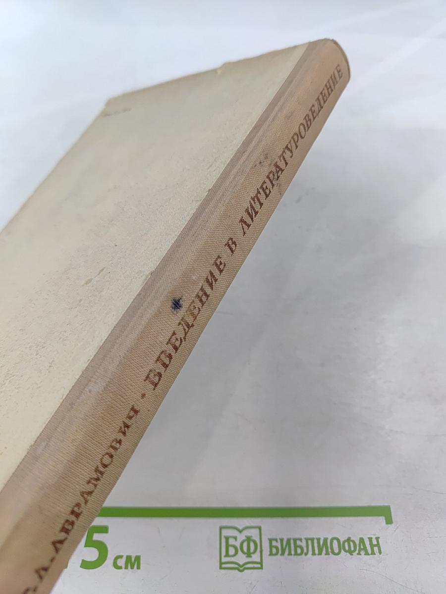 Введение в литературоведение