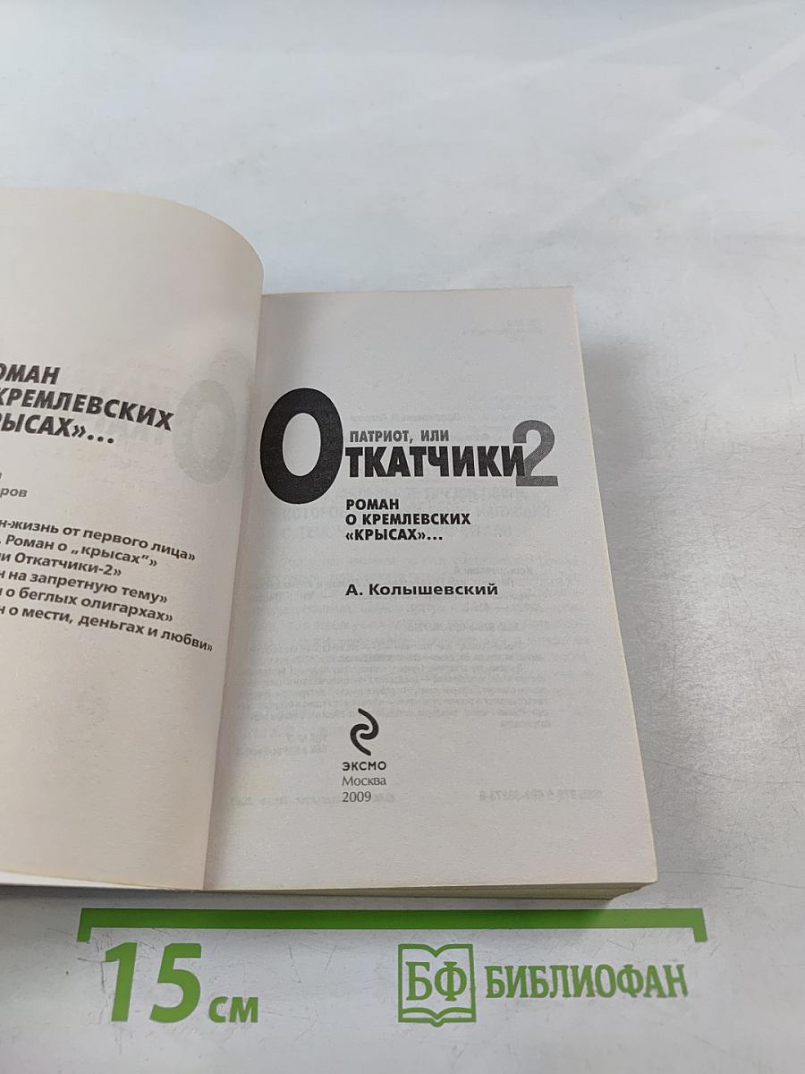 Патриот, или Откатчики 2. Роман о кремлевских «крысах»...