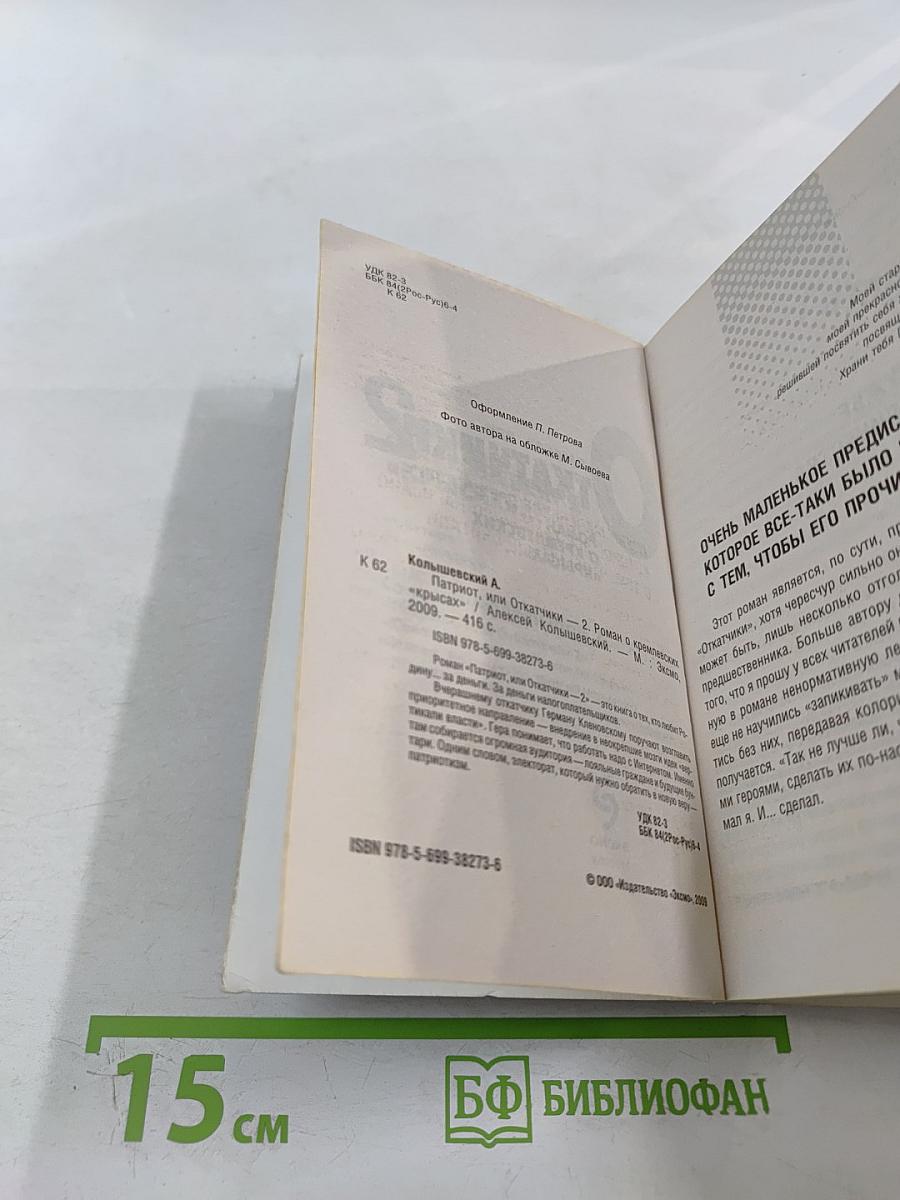 Патриот, или Откатчики 2. Роман о кремлевских «крысах»...