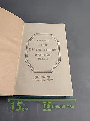 Ася. Первая любовь. Вешние воды