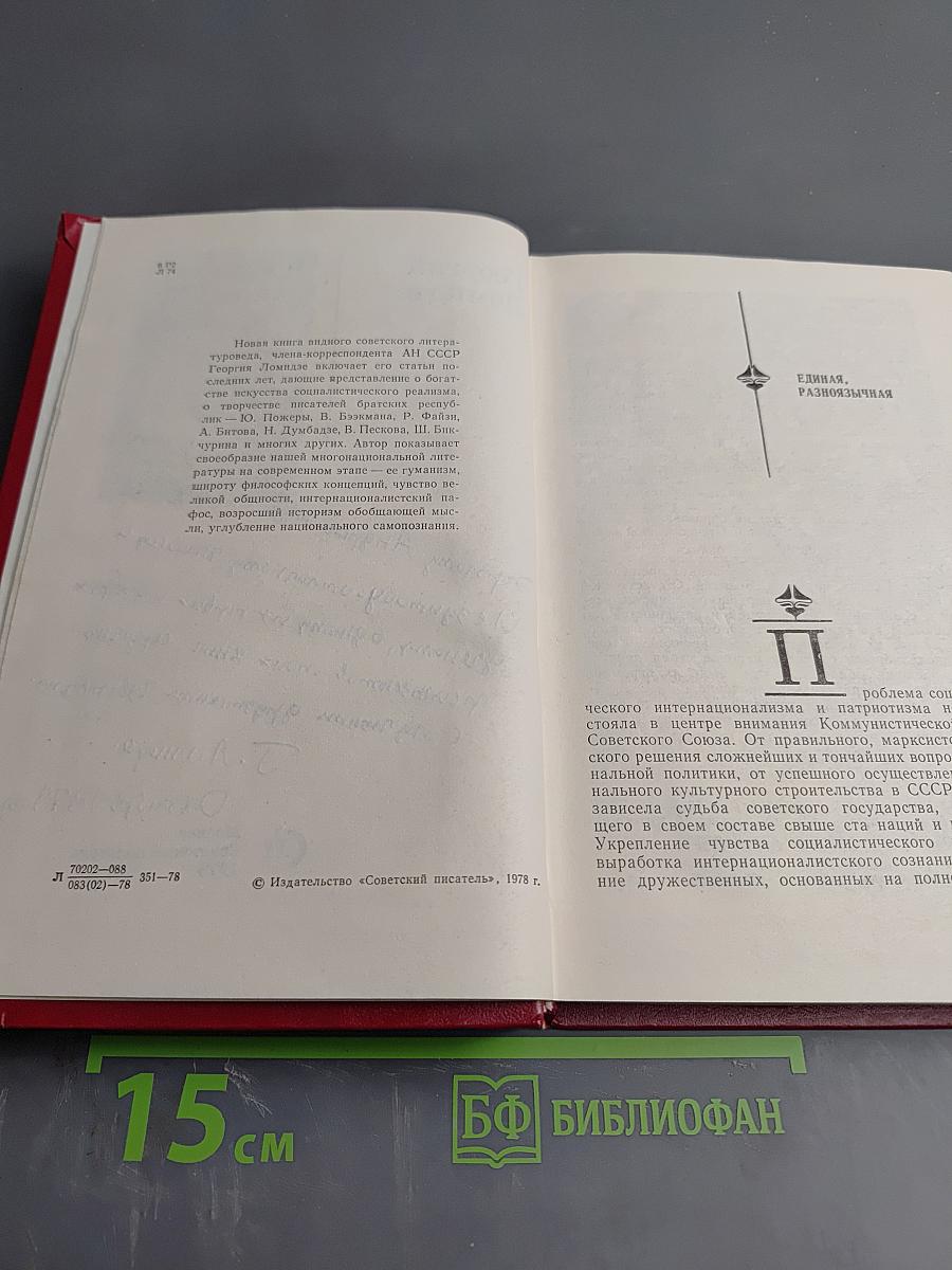 Чувство великой общности