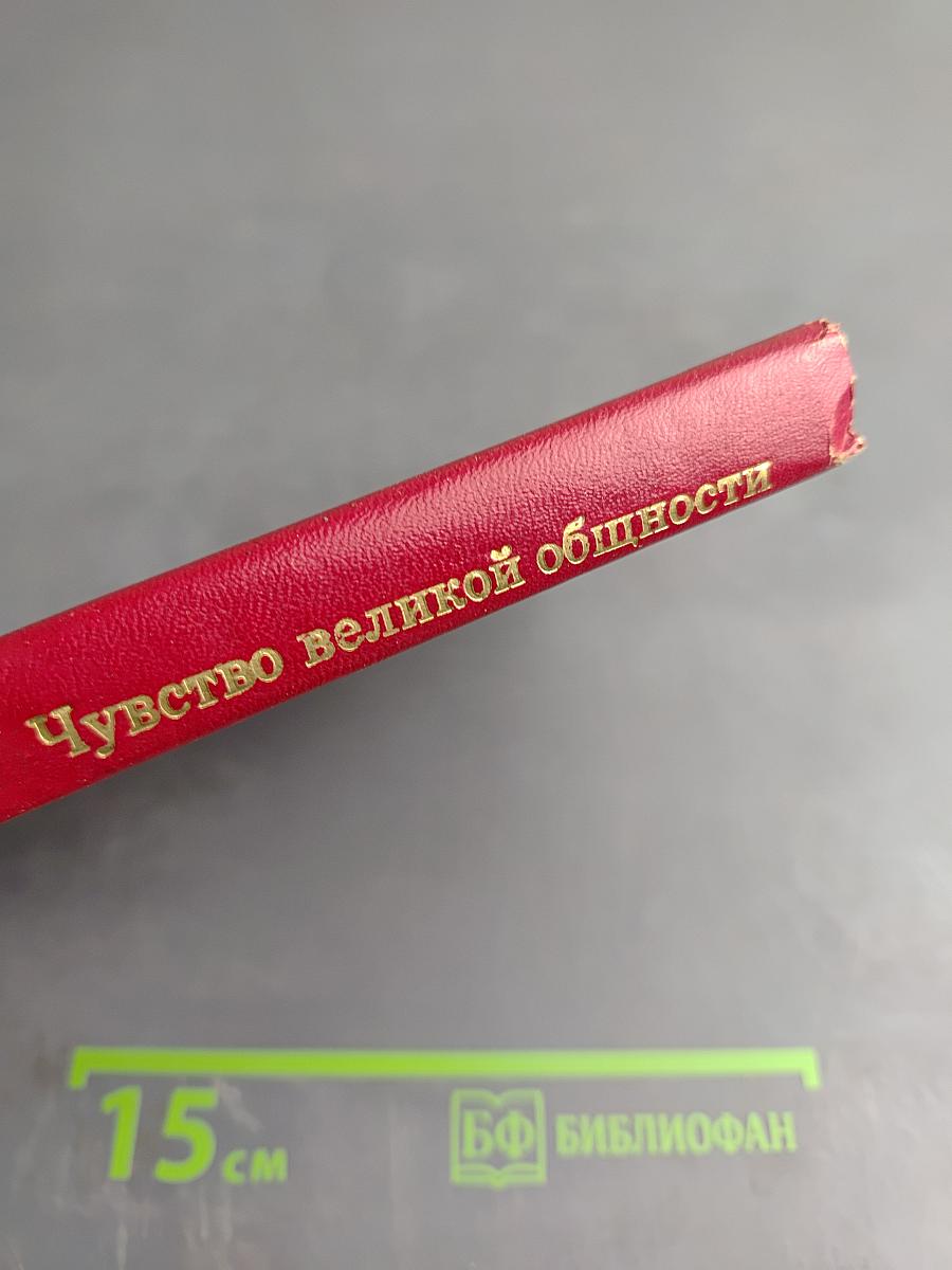 Чувство великой общности