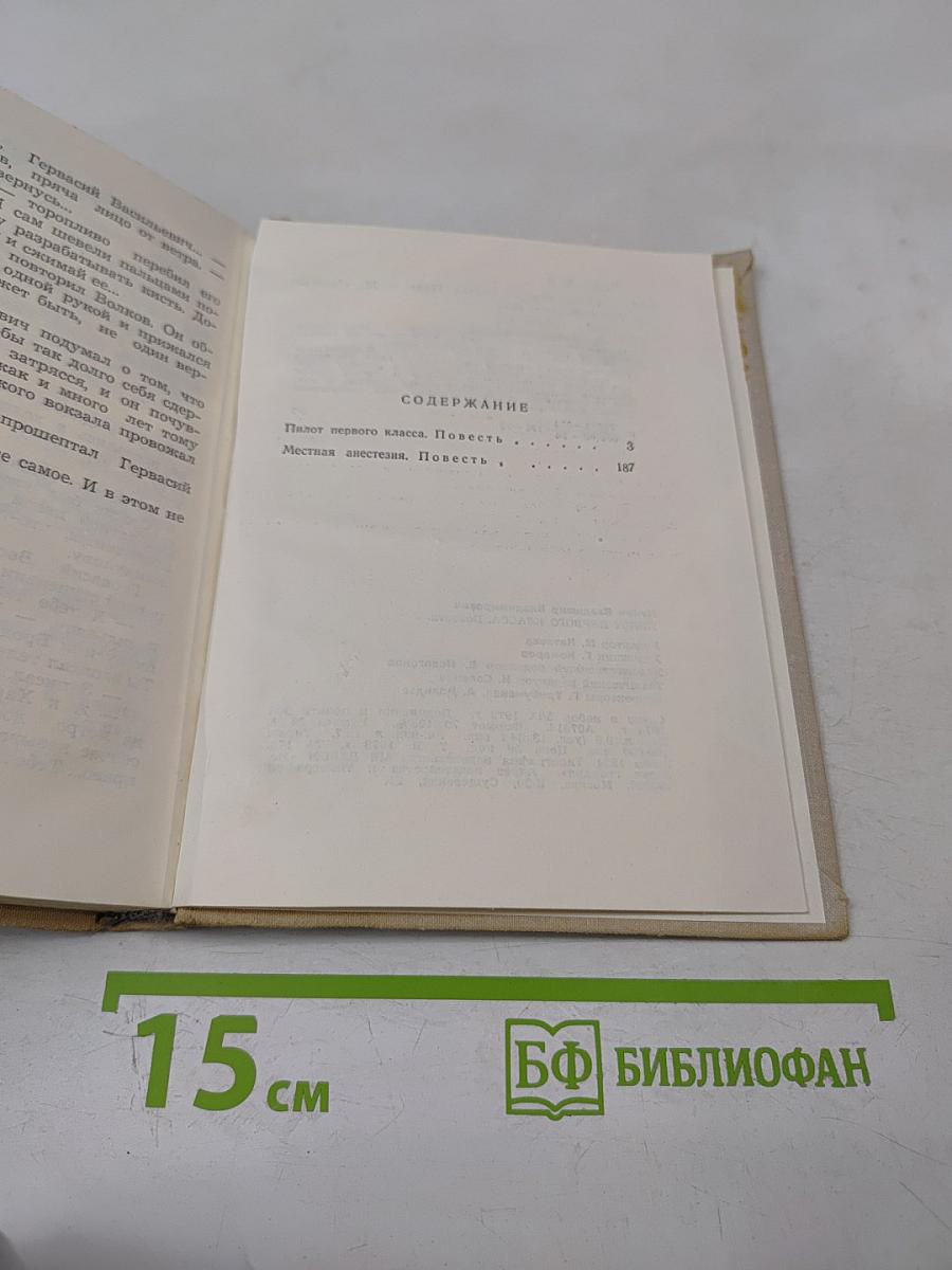 Пилот первого класса. Повести.