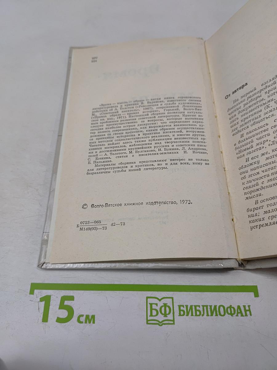 Время-мысль-образ