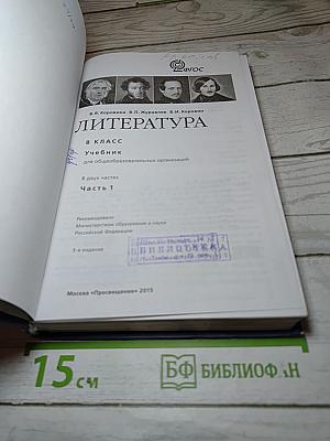 Литература. 8 класс. Часть 1