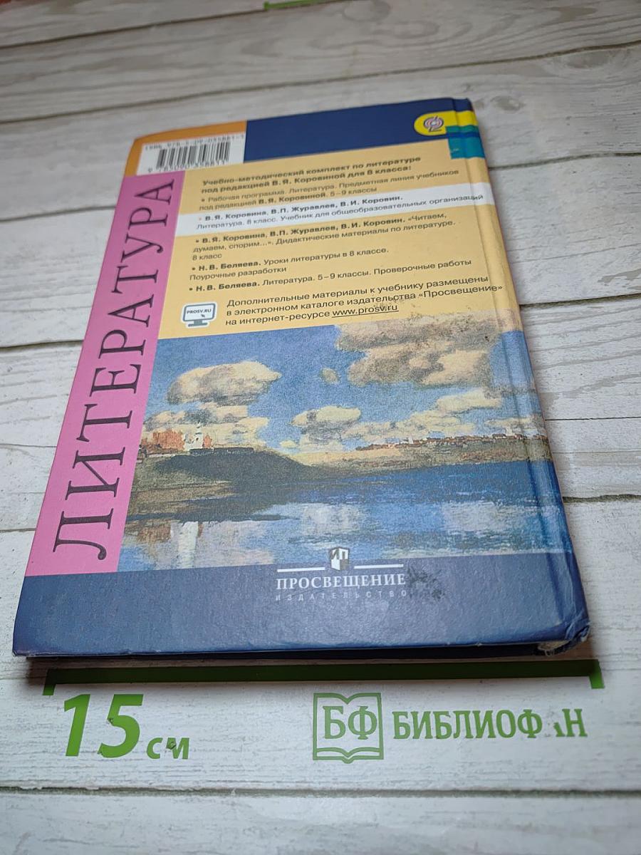 Литература. 8 класс. Часть 1