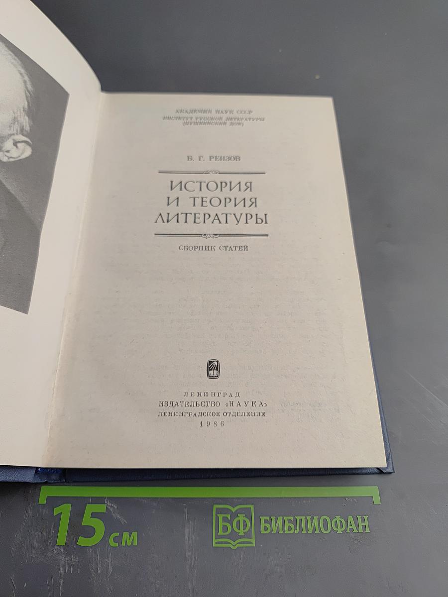 История и теория литературы