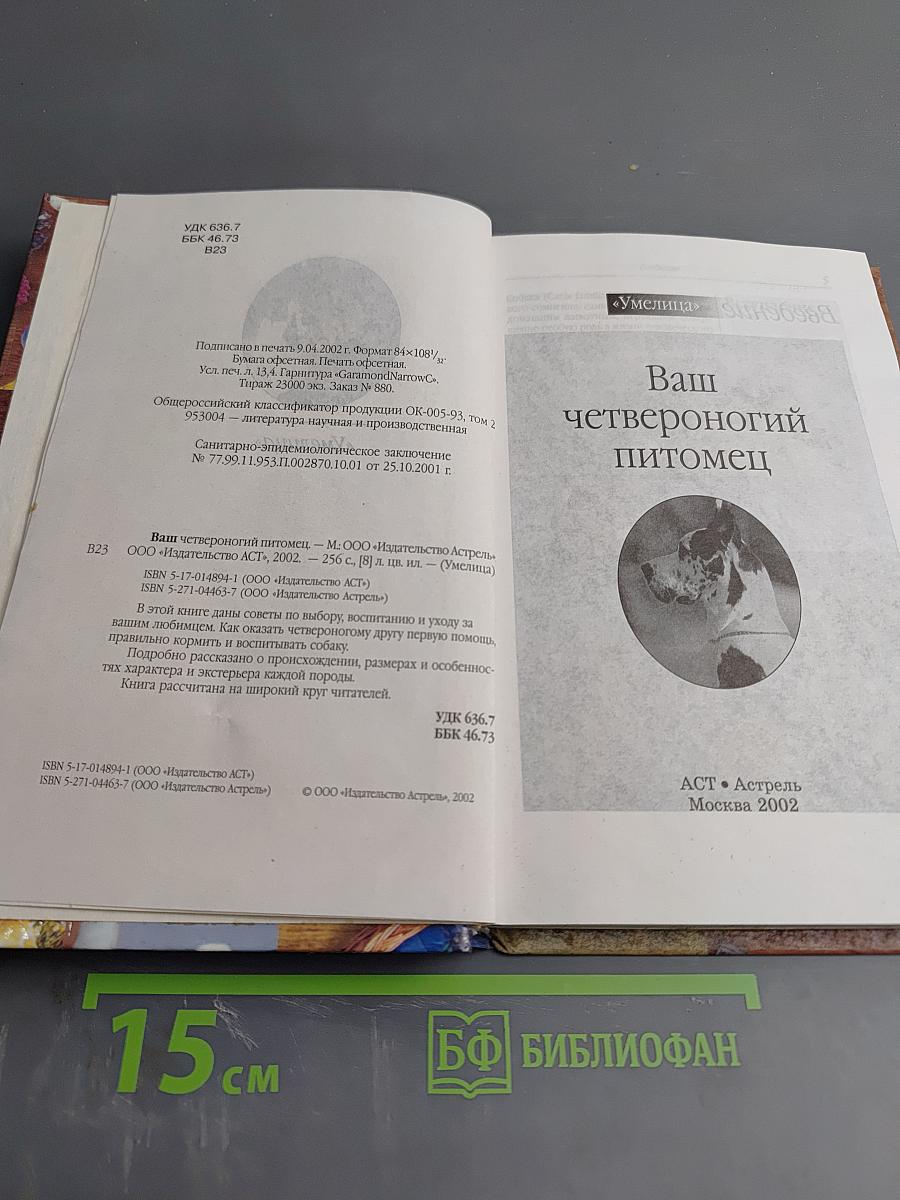 Ваш четвероногий питомец