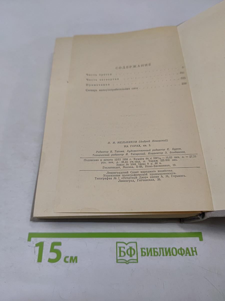 На горах. Книга вторая