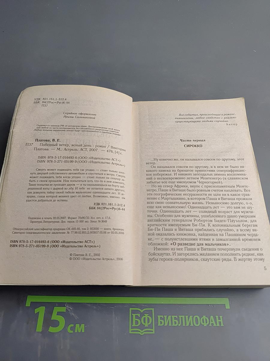 Победный ветер, ясный день