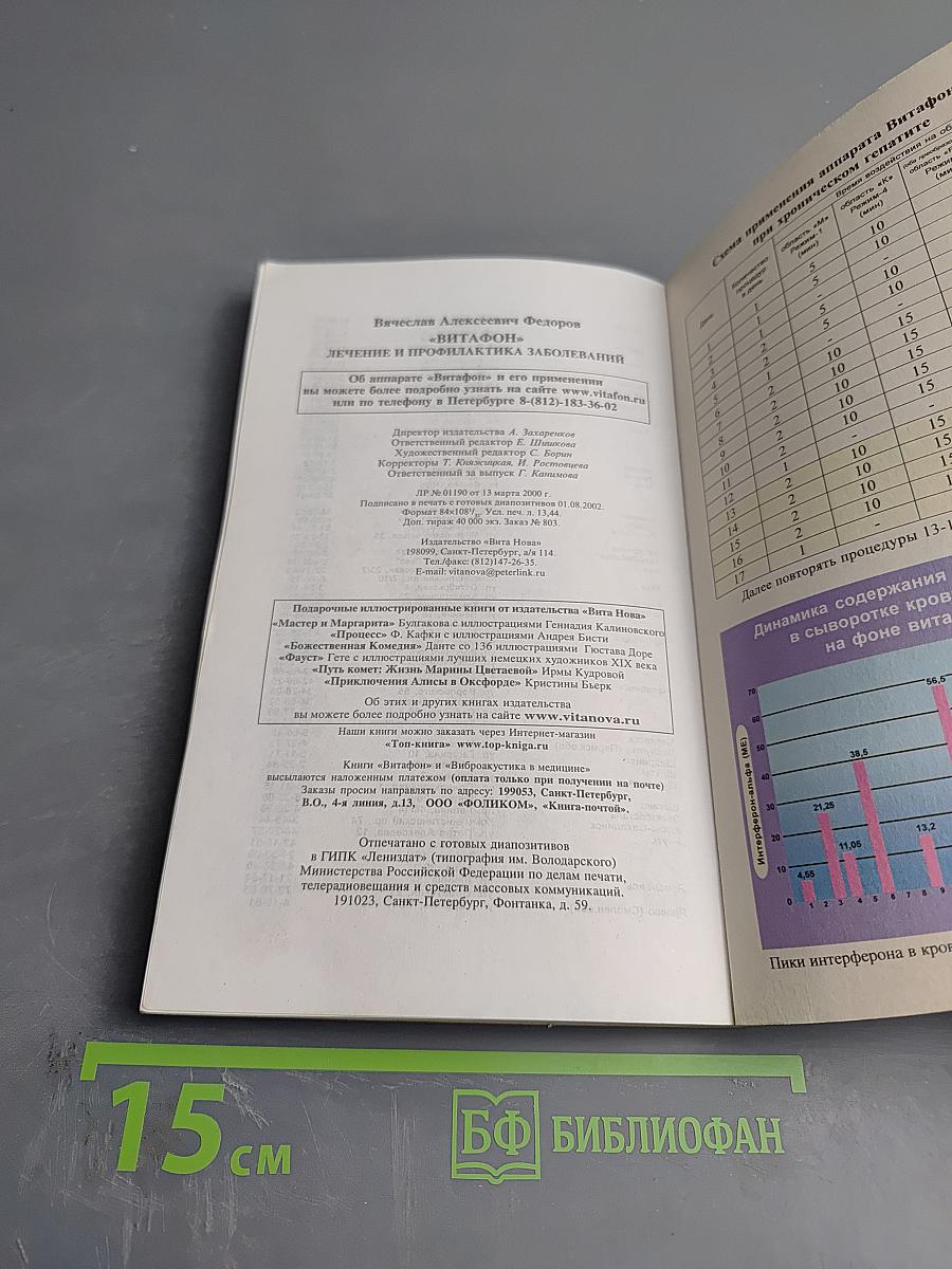 Витафон. Лечение и профилактика заболеваний