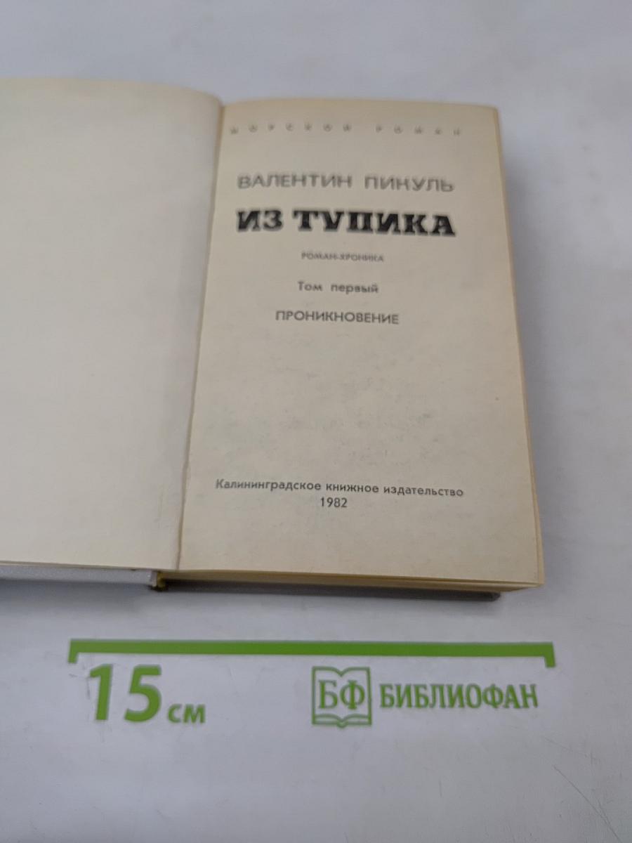 Из тупика. Том первый. Проникновение