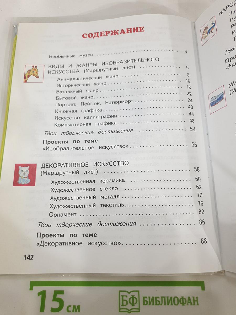 Изобразительное искусство 4 класс