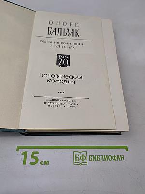 Человеческая комедия. Том 20