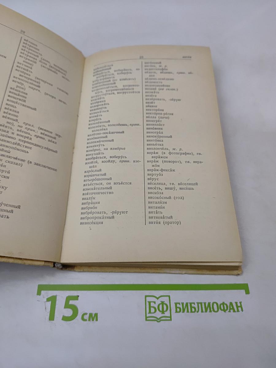 Орфографический словарь для учащихся средней школы