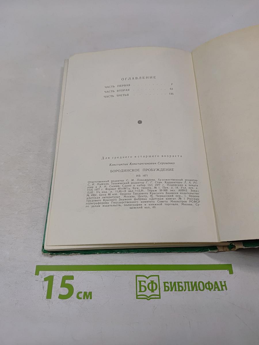 Бородинское пробуждение