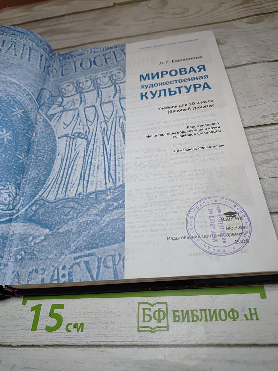 Мировая художественная культура: Учебник для 10 класса (Базовый уровень)