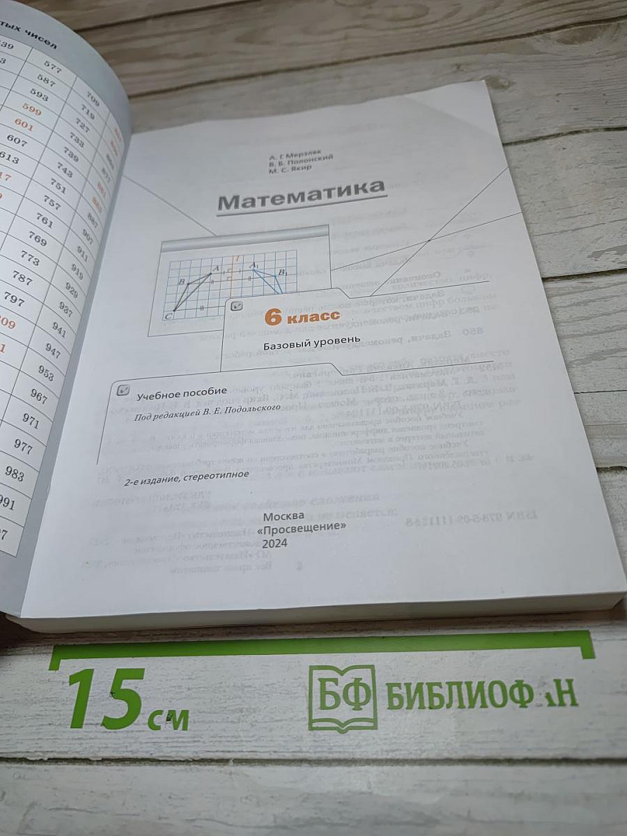 Математика 6 класс