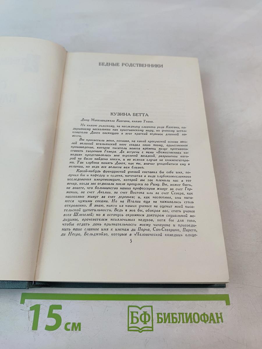 Человеческая комедия. Кузина Бетта. Том 13
