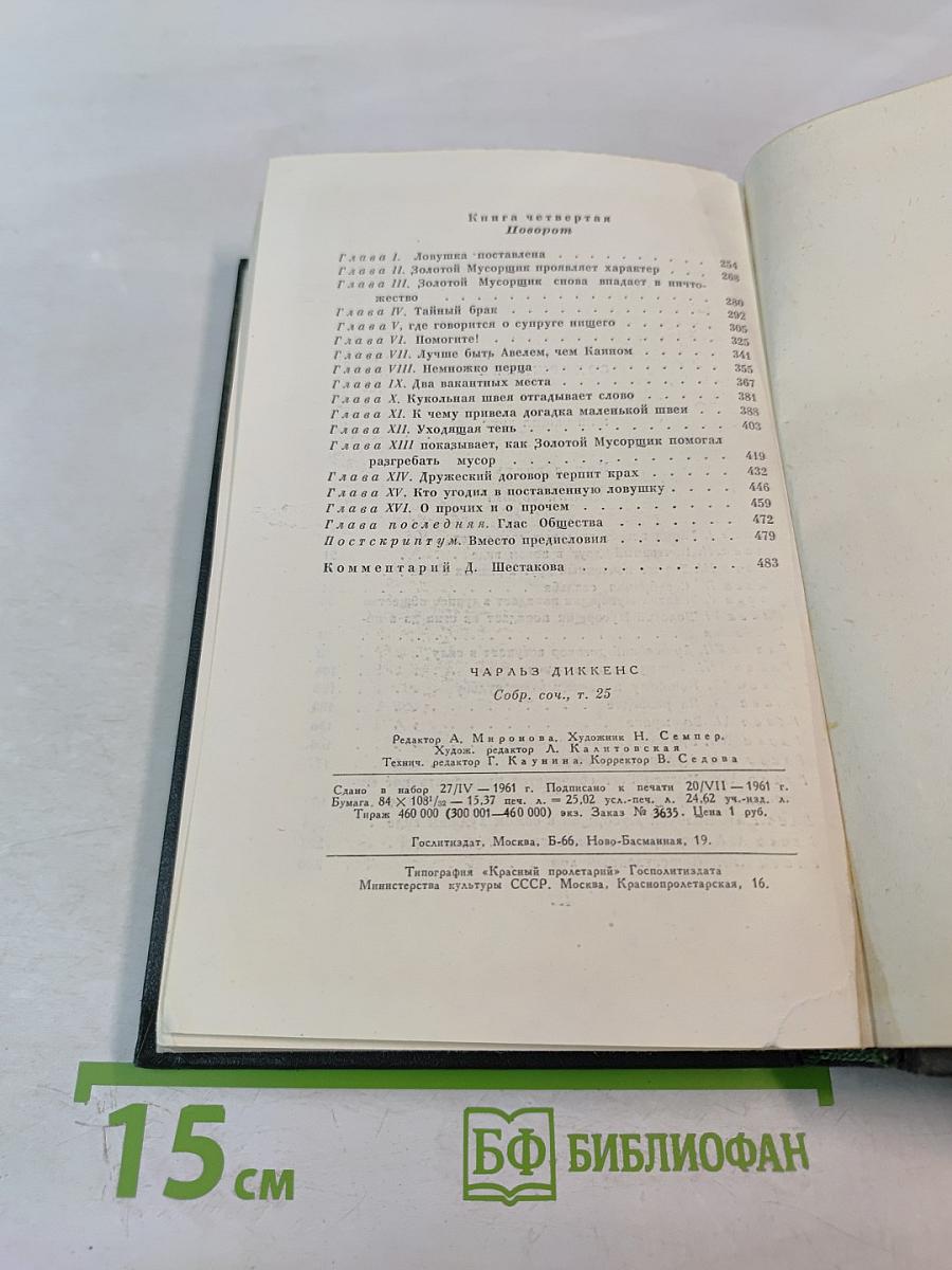 Собрание сочинений. Том двадцать пятый: Наш общий друг. Книга третья и четвертая