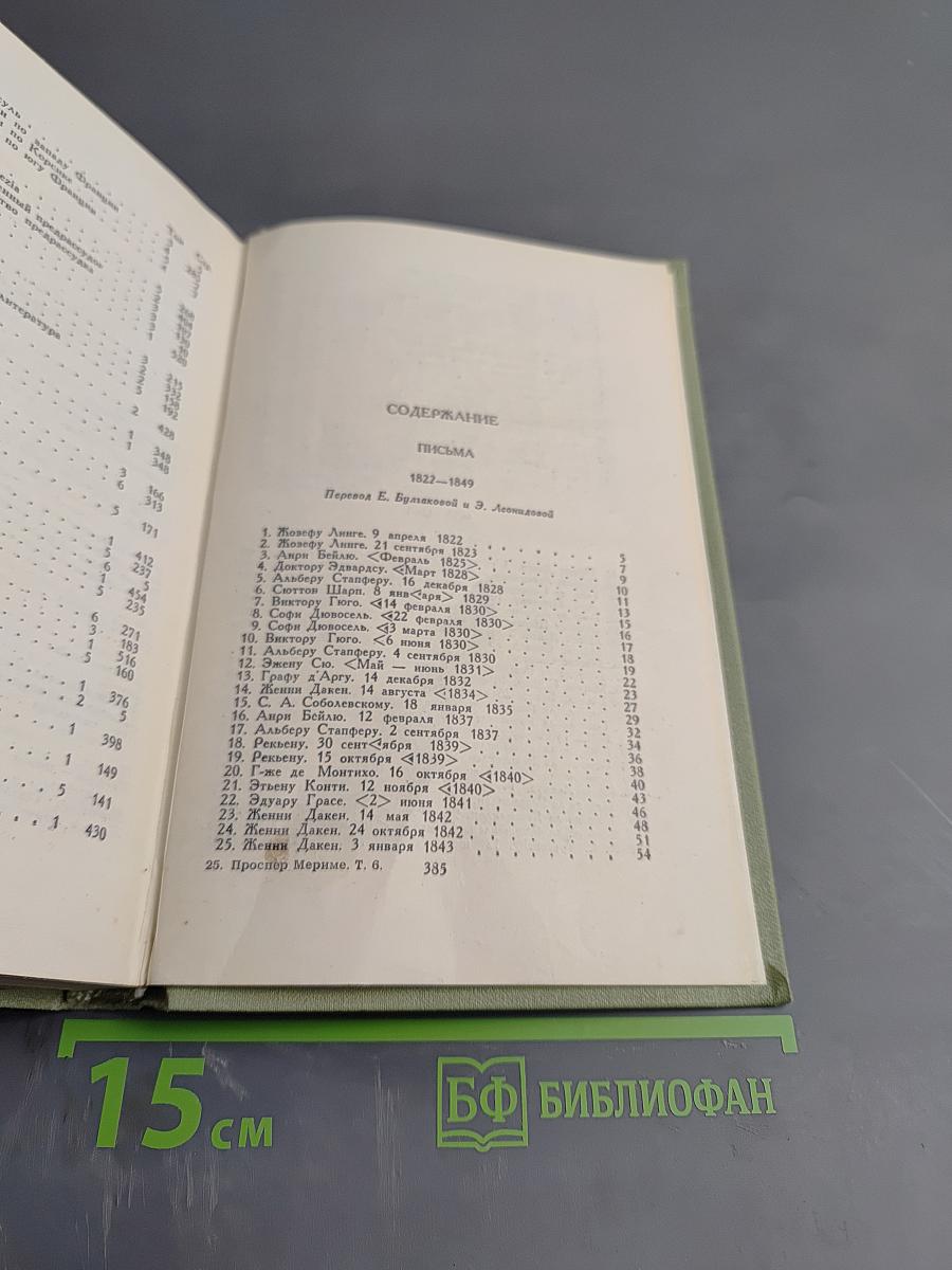 Собрание сочинений в шести томах. Том 6: Письма