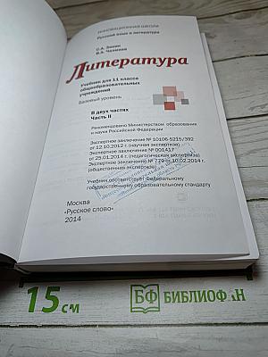 Литература. Учебник для 11 класса. Базовый уровень. Часть II
