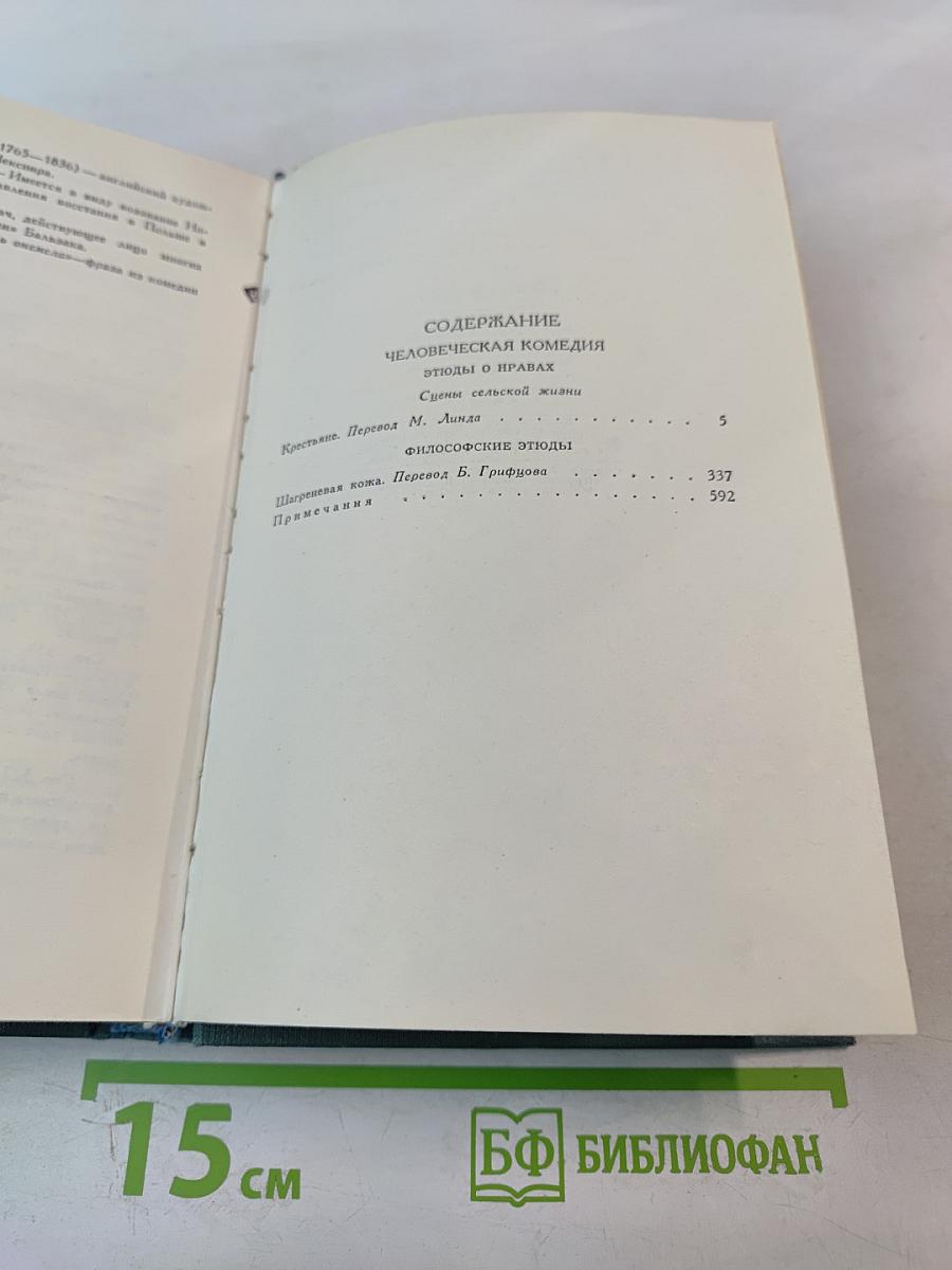 Человеческая комедия. Том 18