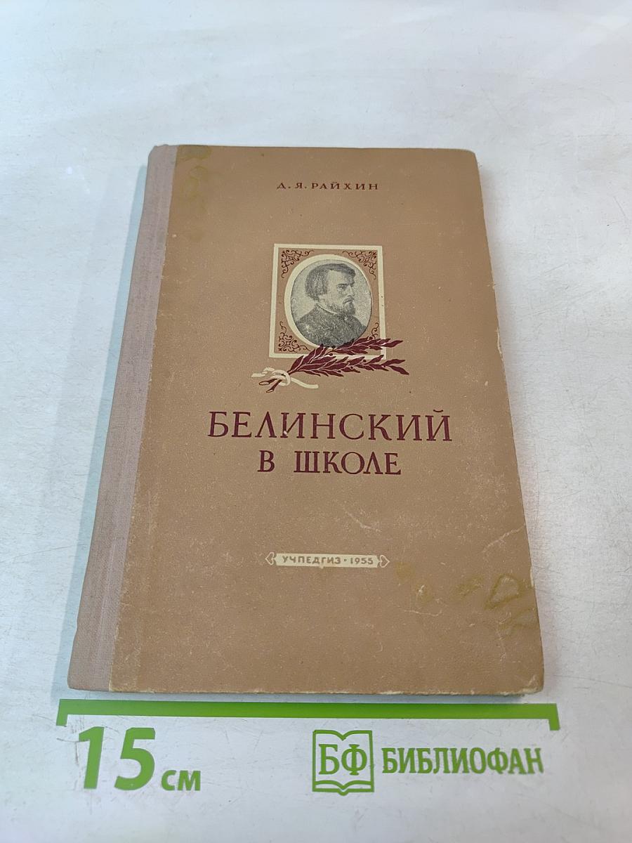 Белинский в школе