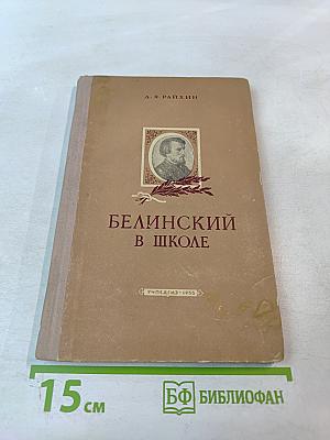 Белинский в школе