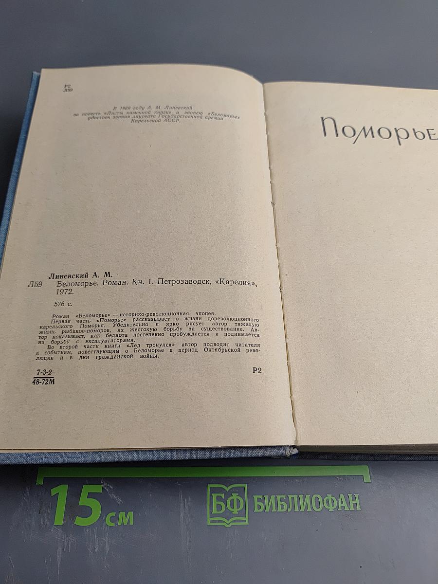 Беломорье. Книга первая