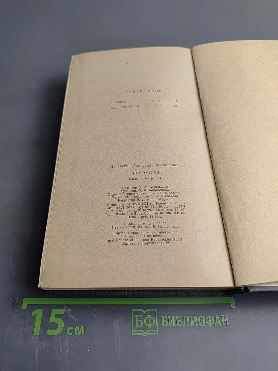 Беломорье. Книга первая