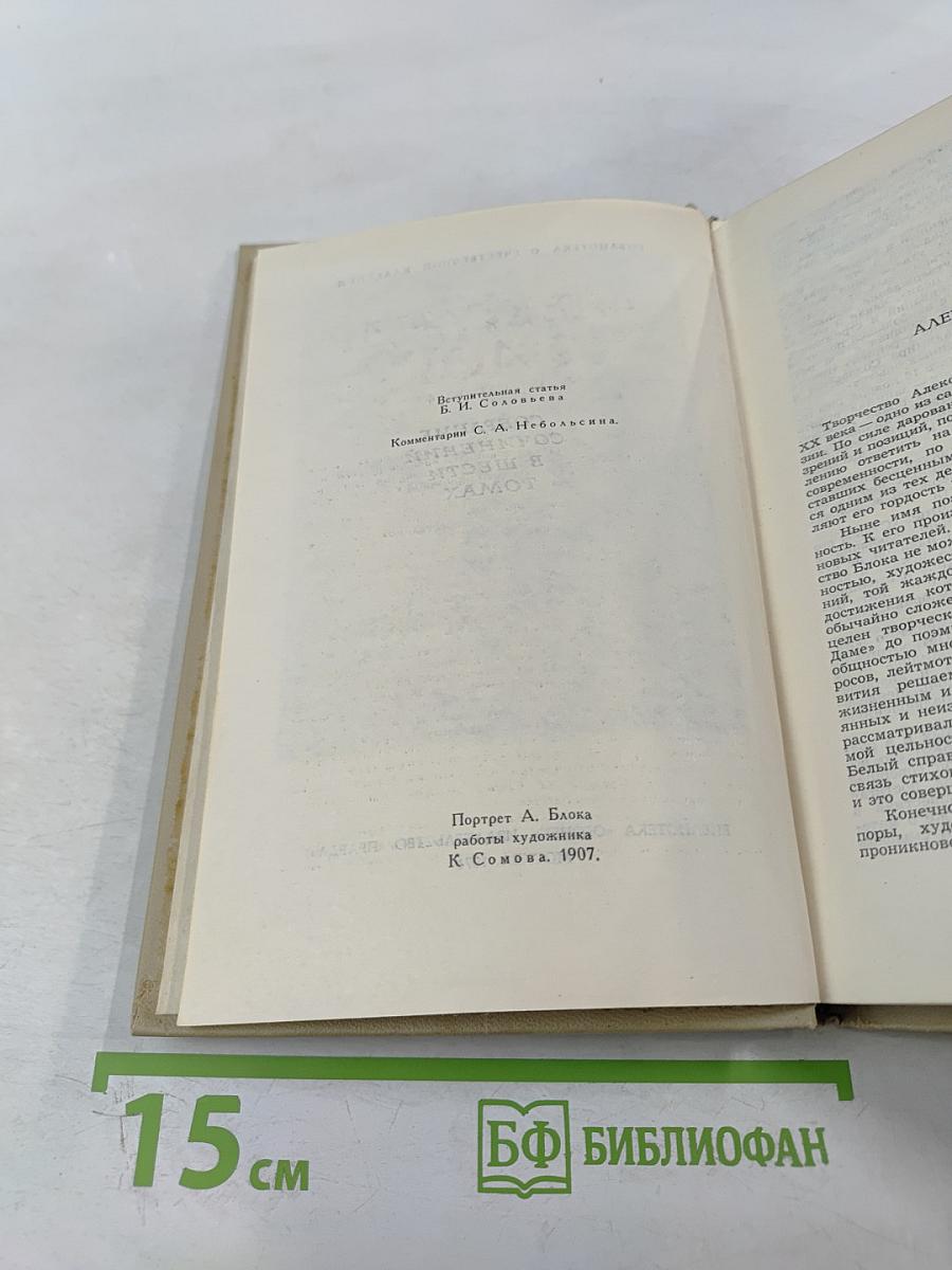 Собрание сочинений в шести томах. Том 1. Александр Блок
