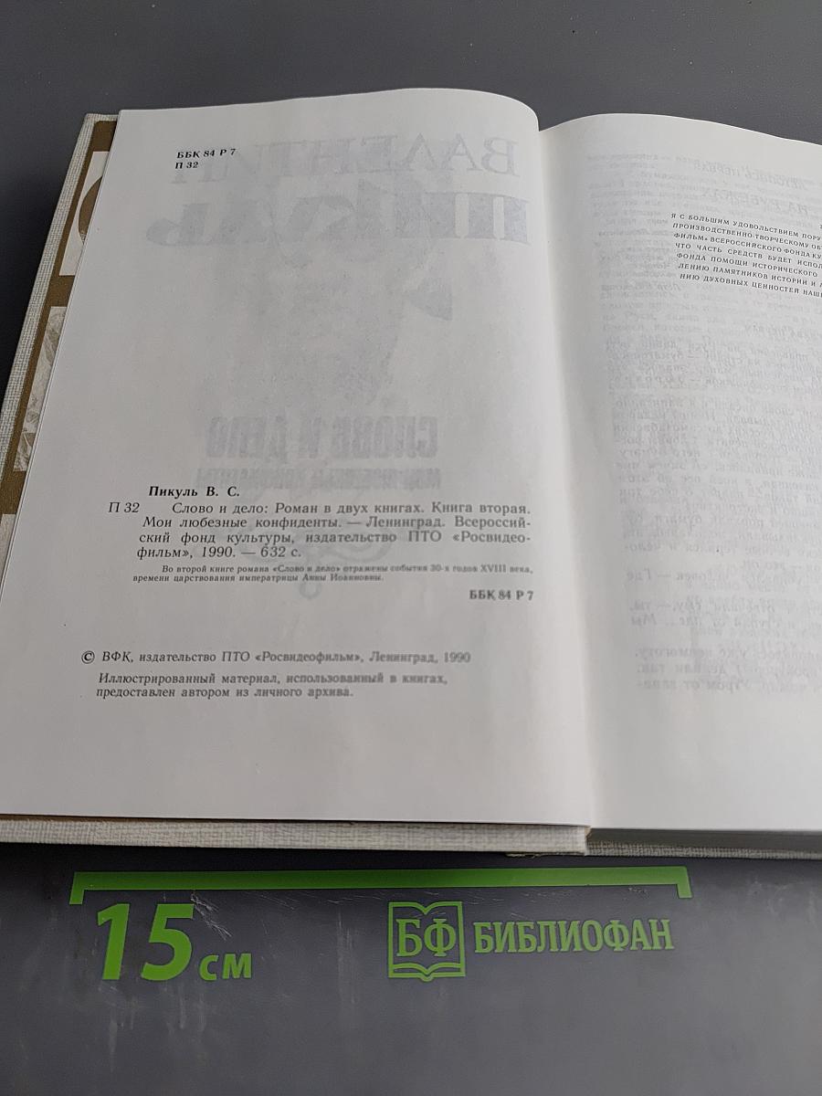 Слово и Дело. Книга вторая: Мои любезные конфиденты