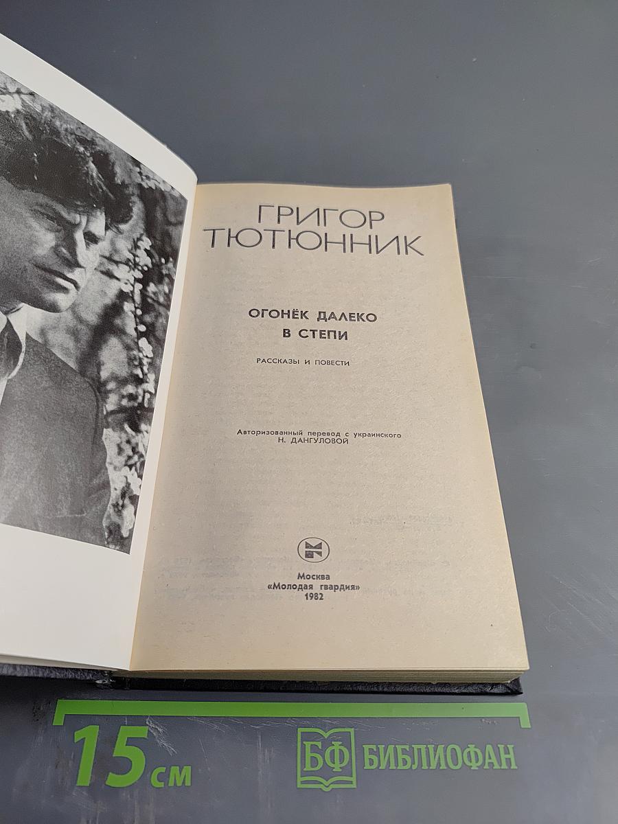 Огонёк далеко в степи