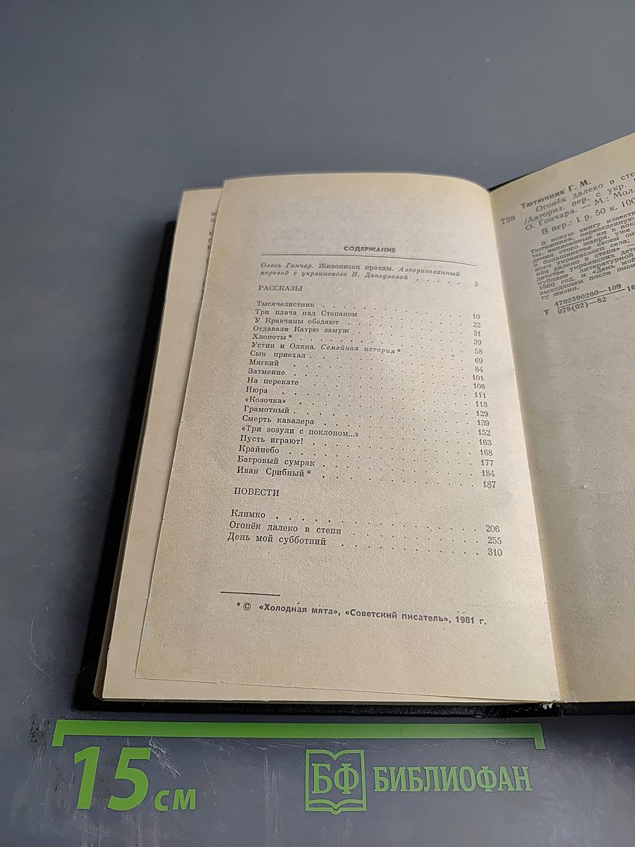 Огонёк далеко в степи