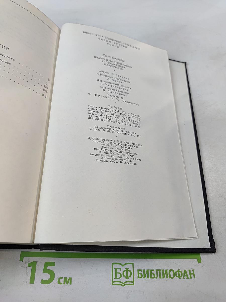 Квартал Тортилья-Флэт. Гроздь Гнева. Жемчужина