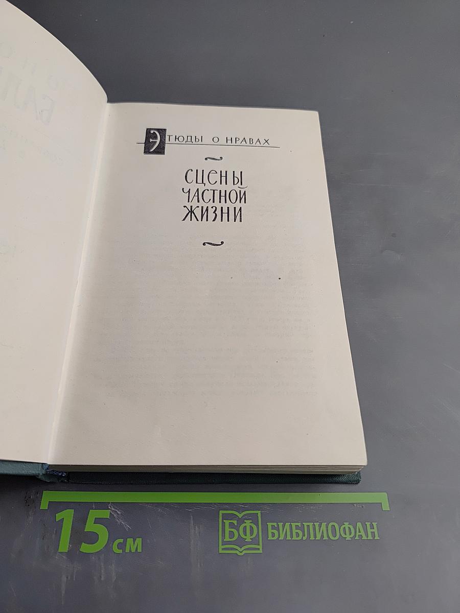 Человеческая комедия. Этюды о нравах. Сцены частной жизни. Том 5