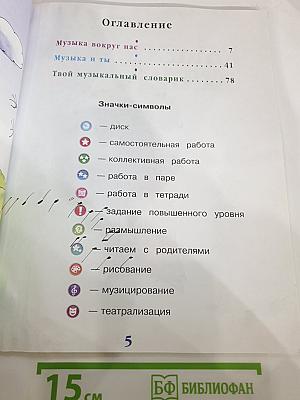 Музыка 1 класс