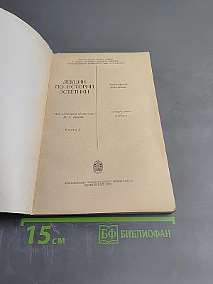 Лекции по истории эстетики. Книга 2