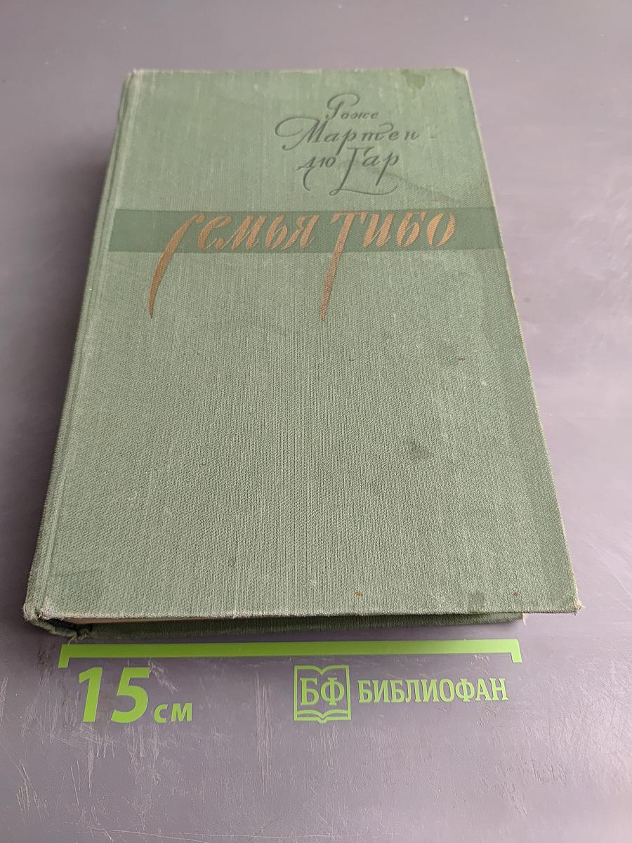 Семья Тибо. Том 1