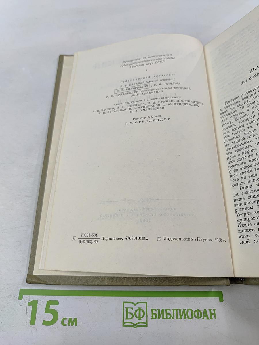 Статьи и заметки 1862–1865. Том двадцатый